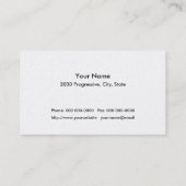 Handyman Hammer Visitekaartje (Achterkant)