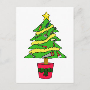 Handyman Happy Kerstmis Humor Feestdagenkaart
