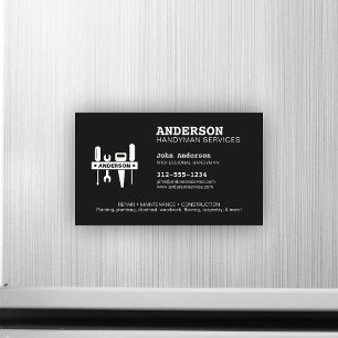 Handyman Home Repair Magnetisch Visitekaartje