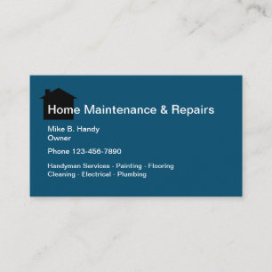 Handyman Home Repair Services Carte de visite Desi