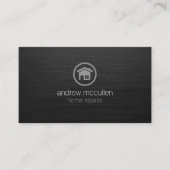 Handyman Home Reparaties Bouwhuis Icoon Visitekaartje (Voorkant)