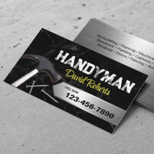 Handyman House Reparatie & Onderhoud Service Marme Visitekaartje
