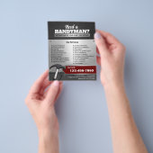 Handyman Maintenance Service Professional Metal Flyer (Hand)