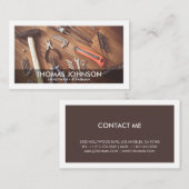 Handyman Maintenance Service Repairman Visitekaartje (Voorkant / Achterkant)