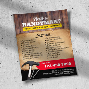 Handyman Maintenance Services & Repareer Promo Flyer
