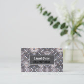 Handyman Mechanic Builder Aannemer Bouw Visitekaartje (Staand voorkant)