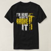 Handyman Mechanic Gift Funny Carpenter T-shirt (Design voorkant)