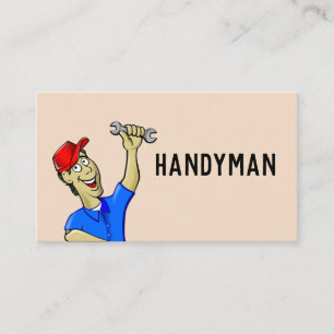 HANDYMAN MECHANIC PLUMBER VISITEKAARTJES