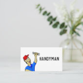 HANDYMAN MECHANIC PLUMBER VISITEKAARTJES (Staand voorkant)