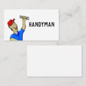 HANDYMAN MECHANIC PLUMBER VISITEKAARTJES (Voorkant / Achterkant)