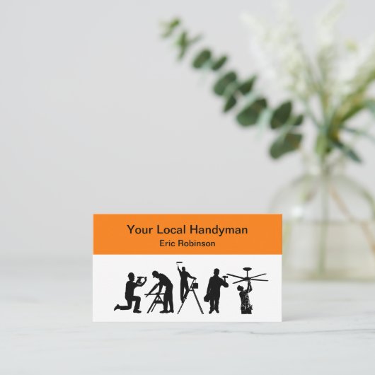 Handyman Meilleurs Cartes de visite (Debout devant)