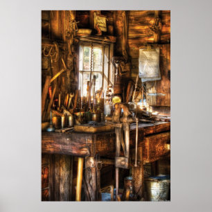 Handyman - Messy Workbench Poster