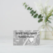 Handyman Nouveau Carte de visite (Debout devant)