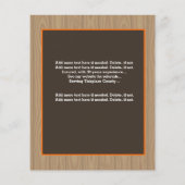 Handyman Odd jobs Carpenter Plumber Painter. Flyer (Achterkant)