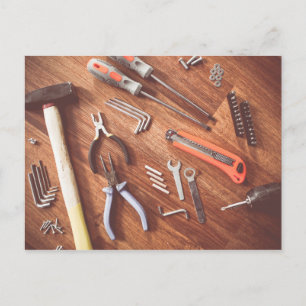 handyman outils carte postale