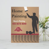 Handyman Paining Service Small Business Flyer (Staand voorkant)