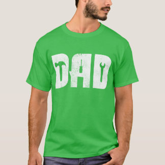 Handyman papa papa beste papa vader vaders dag cad t-shirt