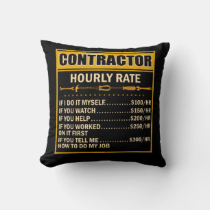 Handyman Price Chart Contractor Hourly Rate Labor Kussen