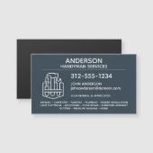 Handyman Réparation à domicile Carte de visite mag (Devant / Derrière)