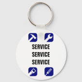 Handyman ronde Sleutelhanger (Achterkant)