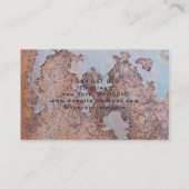 Handyman Rusty Metal Visitekaartje (Achterkant)