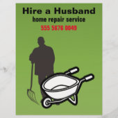 Handyman Service Landscaper Small Business Flyer (Dos)