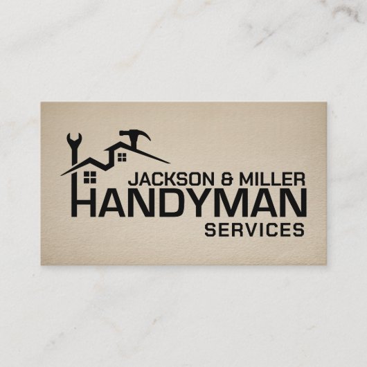 Handyman Services Cool Simple Visitekaartje (Voorkant)