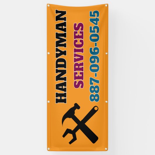 Handyman Services Custom Banner (Verticaal)