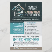 Handyman Services - Home Reparatie & Onderhoud Flyer (Voorkant)