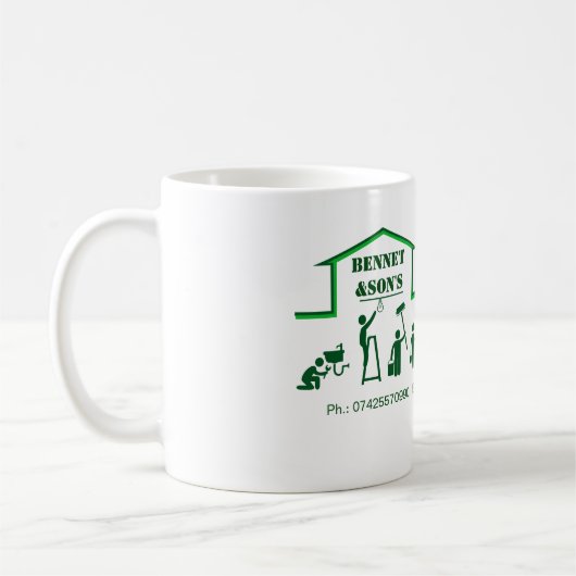 handyman services, Mug pour handyman (Gauche)