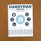 Handyman Services Tear-Off Tabs Flyer