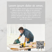 Handyman Services timmerman joiner kleine bedrijve Flyer (Achterkant)
