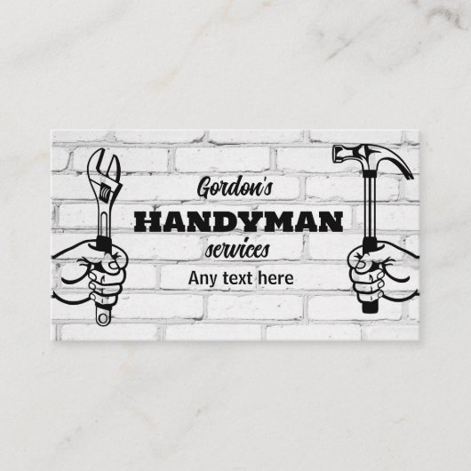 Handyman Services Visitekaartje (Voorkant)