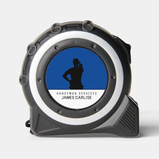 Handyman Silhouette Rolmaat (Voorkant)