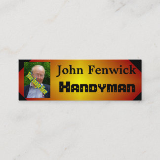 Handyman Sjabloon Kleine Bedrijf Yard Werk Fab Mini Visitekaartje