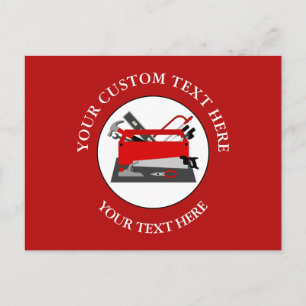 Handyman Tool Box Briefkaart