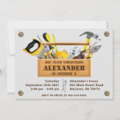 Handyman Tools and Gadgets Birthday Party Kaart (Voorkant)