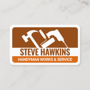 Handyman Tools Brown Layers Remodeling Visitekaartje