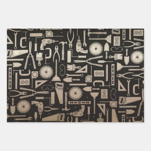 Handyman Tools Collectie Inpakpapier Vel (Voorkant 2)