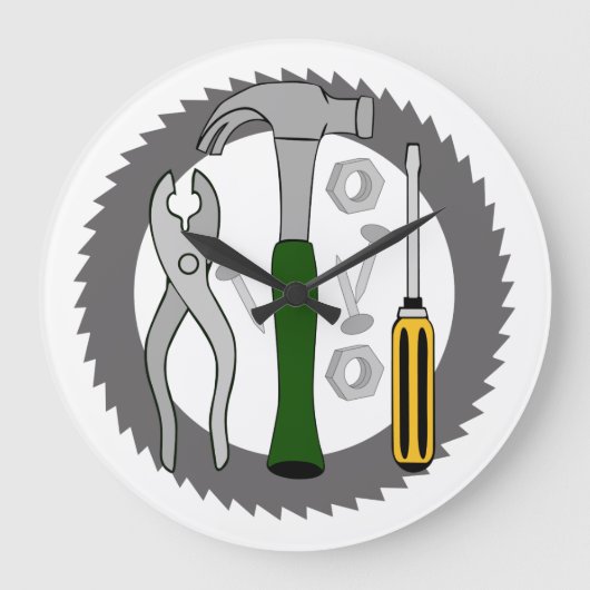 Handyman Tools Grote Klok (Voorkant)