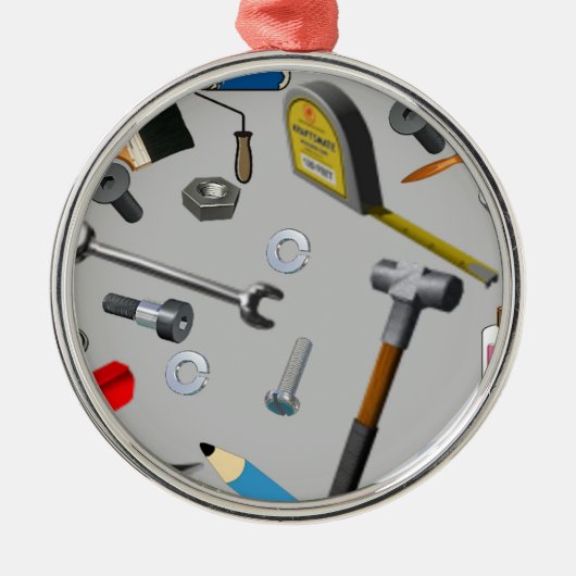 Handyman Tools Metalen Ornament (Voorkant)