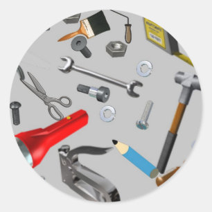 Handyman Tools Ronde Sticker
