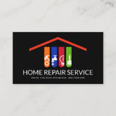 Handyman Tools Rooftop Building Visitekaartje (Voorkant)