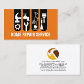 Handyman Tools Tab Home Reparaties Visitekaartje (Voorkant / Achterkant)