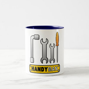 HandyMan Tweekleurige Koffiemok