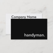 Handyman Visitekaartje (Voorkant / Achterkant)
