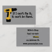 Handyman Visitekaartje (Voorkant / Achterkant)