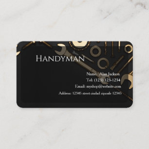 Handyman-Visitekaartje bewerkbaar Visitekaartje