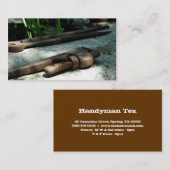 Handyman Visitekaartje Construction Tools (Voorkant / Achterkant)