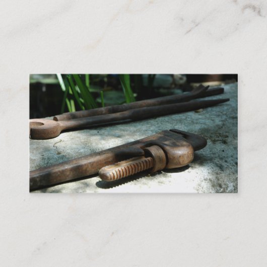 Handyman Visitekaartje Construction Tools (Voorkant)